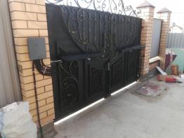 Распашные привода, для кованных ворот